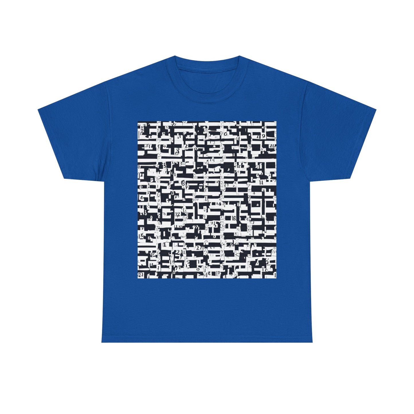 boostlete-iron-intent-pattern-plate-number-badge-0171 — Unisex Heavy Cotton Tee (Gildan 5000)