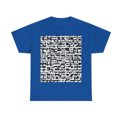 boostlete-iron-intent-pattern-plate-number-badge-0171 — Unisex Heavy Cotton Tee (Gildan 5000)