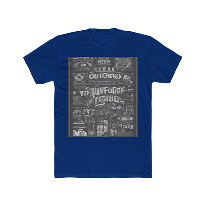 boostlete-field-day-type-outwork-yesterday-big-blueprint-0173 — Unisex Cotton Crew Tee (NL 3600)