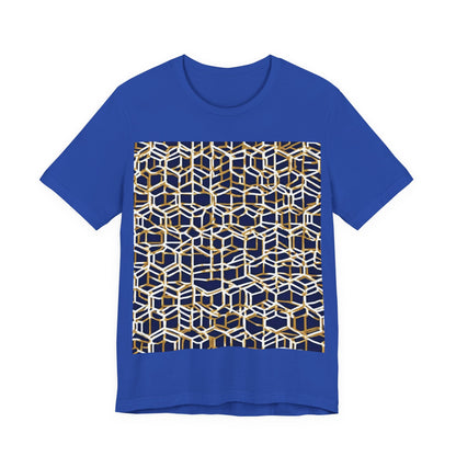 boostlete-am-crew-pattern-hex-industrial-0131 — Unisex Jersey Short Sleeve (B+C 3001)