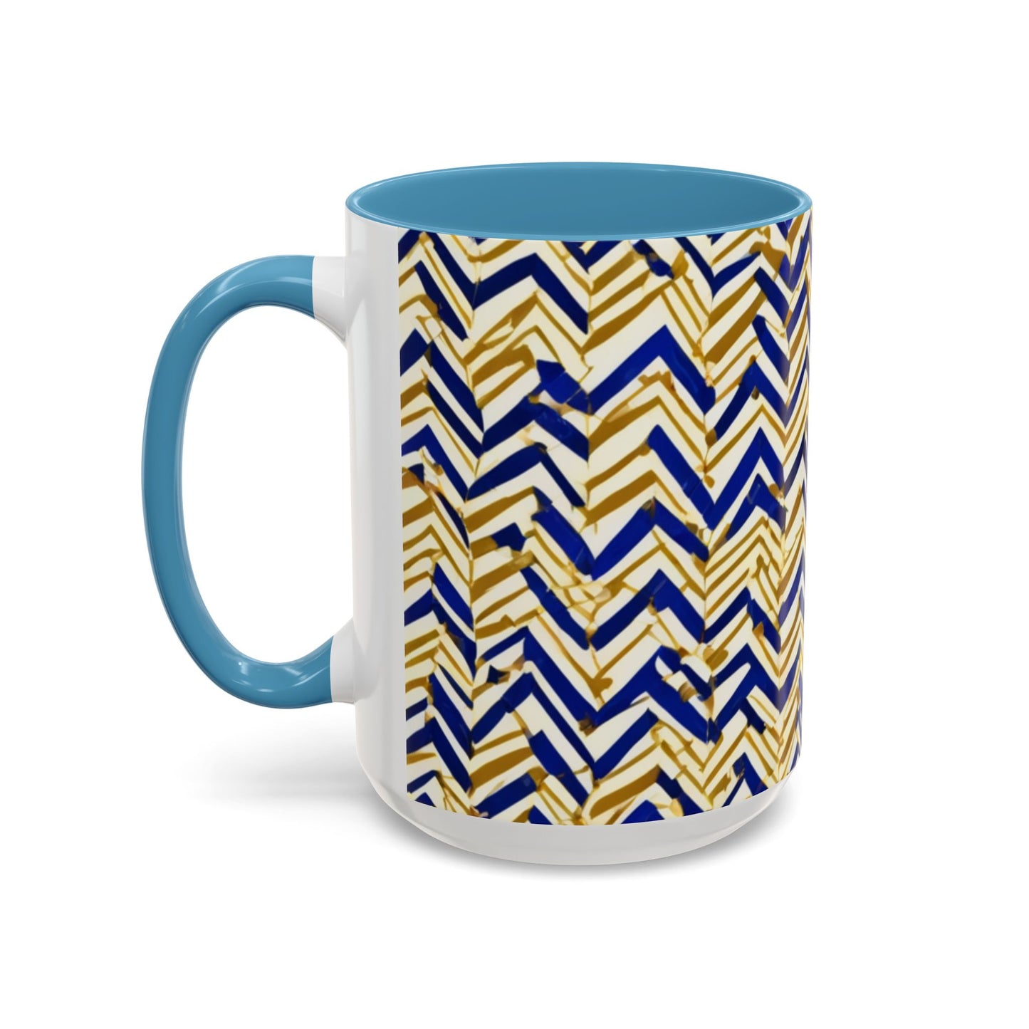 boostlete-boost-mode-pattern-ekg-line-art-0091 — Accent Mug 11oz/15oz