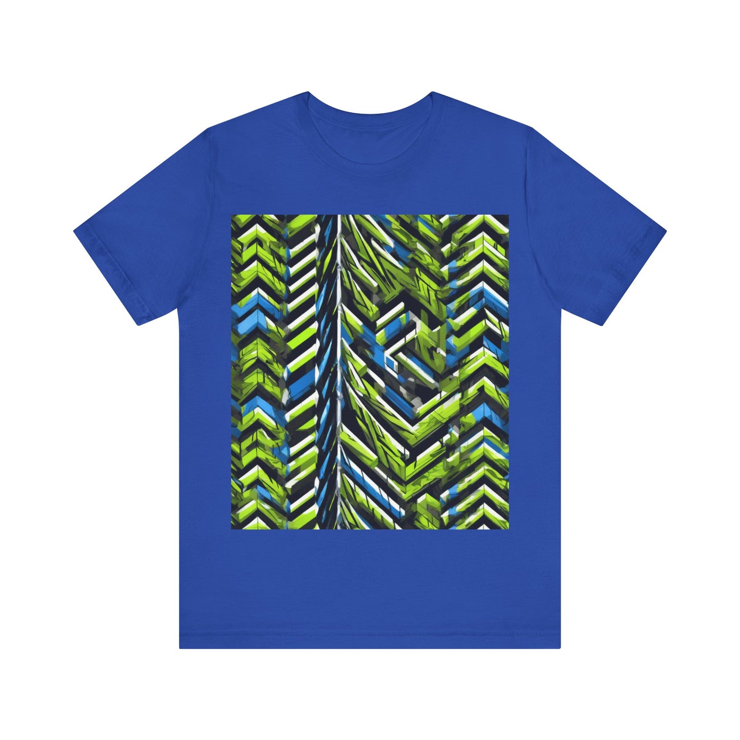 boostlete-rise-grind-pattern-chevron-isometric-0195 — Unisex Jersey Short Sleeve (B+C 3001)