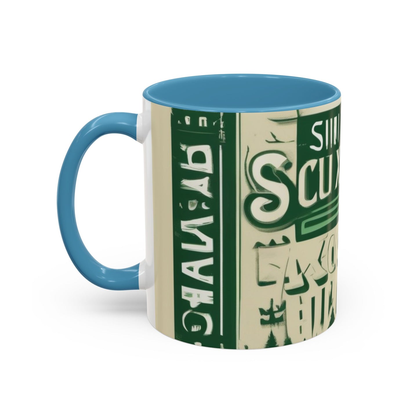 boostlete-rise-grind-type-sin-excusas-banner-monoline-0097 — Accent Mug 11oz/15oz