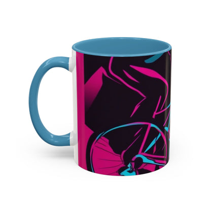 boostlete-rise-grind-scene-cyclist-outline-vector-0868 — Accent Mug 11/15oz