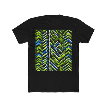 boostlete-rise-grind-pattern-chevron-isometric-0195 — Unisex Cotton Crew Tee (NL 3600)