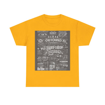 boostlete-field-day-type-outwork-yesterday-big-blueprint-0173 — Unisex Heavy Cotton Tee (Gildan 5000)