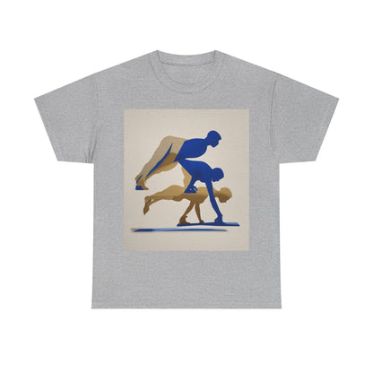 boostlete-mile-by-mile-scene-push-up-duotone-paper-0040 — Unisex Heavy Cotton Tee (Gildan 5000)