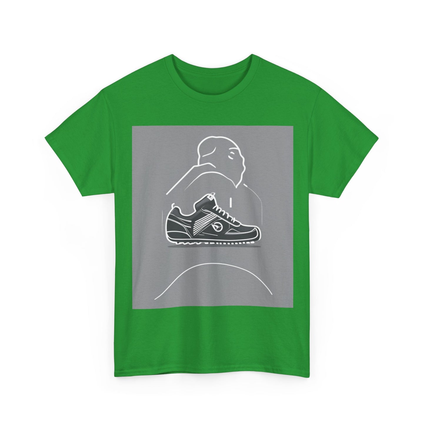 boostlete-boost-mode-icon-sneaker-offset-vector-0166 — Unisex Heavy Cotton Tee (Gildan 5000)