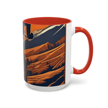 boostlete-iron-intent-scene-trail-3d-retro-0764 — Accent Mug 11/15oz