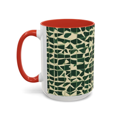 boostlete-iron-intent-pattern-plate-number-isometric-0099 — Accent Mug 11oz/15oz