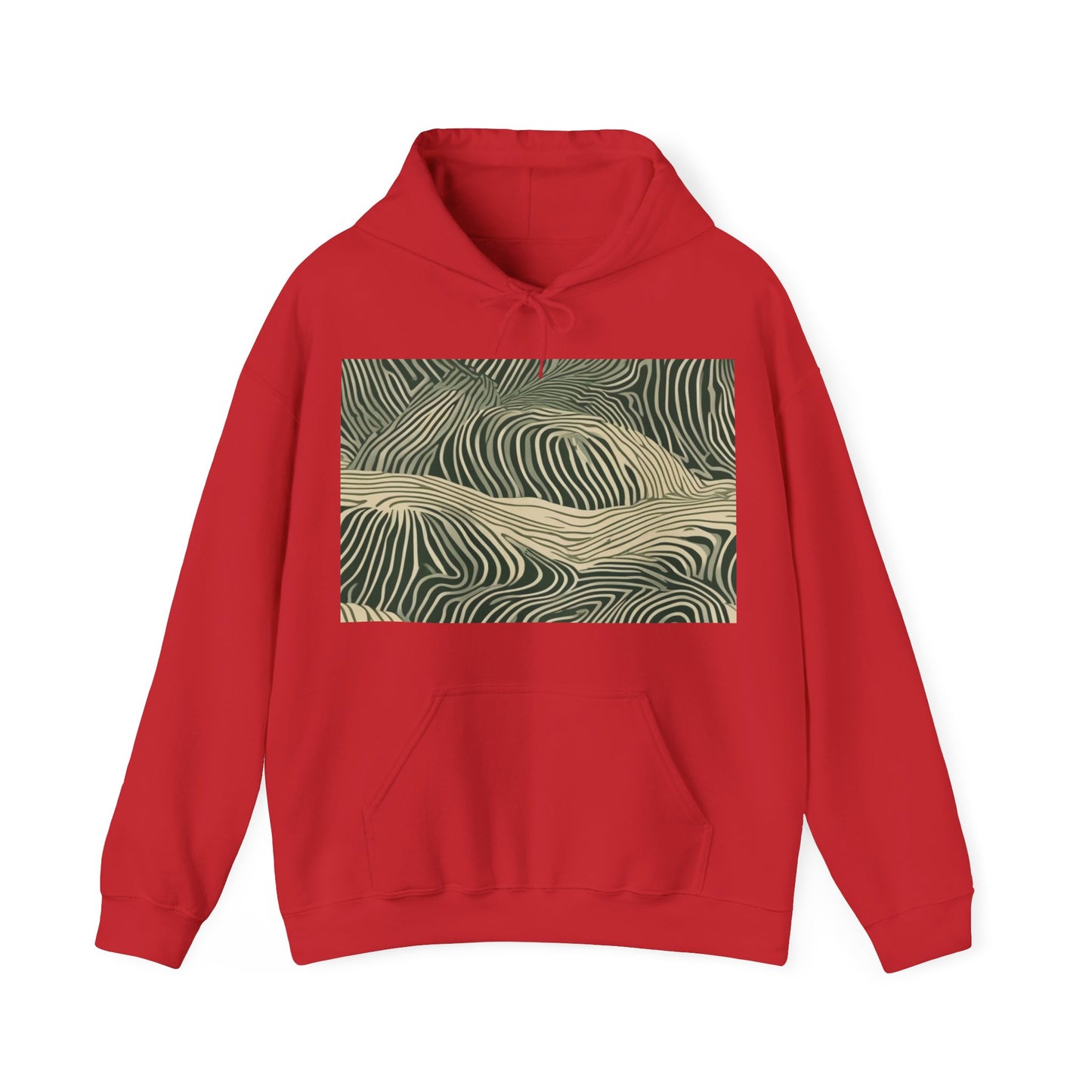 boostlete-rise-grind-pattern-topographic-modern-0403 — Unisex Heavy Blend Hooded Sweatshirt (Gildan)