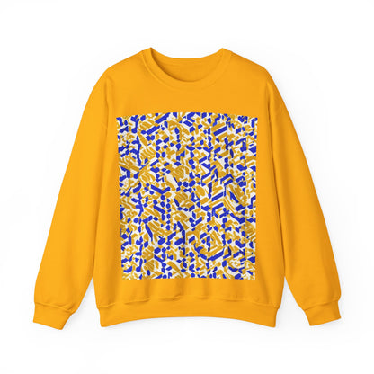 boostlete-rise-grind-pattern-sprint-isometric-0319 — Unisex Heavy Blend Crewneck Sweatshirt (Gildan)