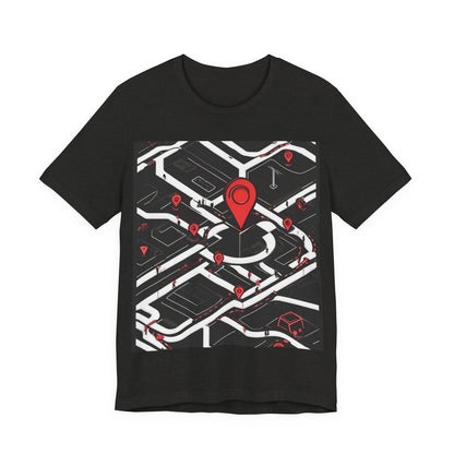 boostlete-am-crew-icon-map-matte-isometric-0094 — Unisex Jersey Short Sleeve (B+C 3001)