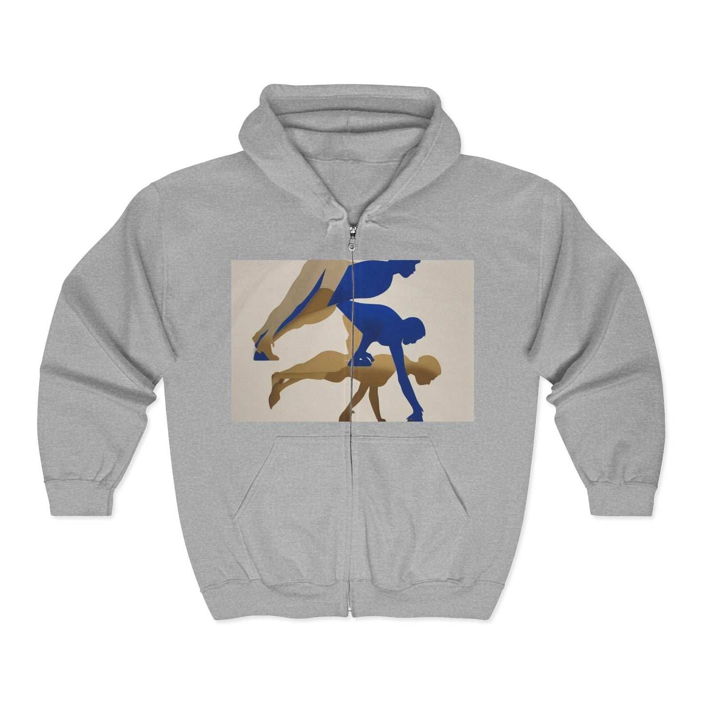 boostlete-mile-by-mile-scene-push-up-duotone-paper-0040 — Unisex Heavy Blend Full-Zip Hooded Sweatshirt