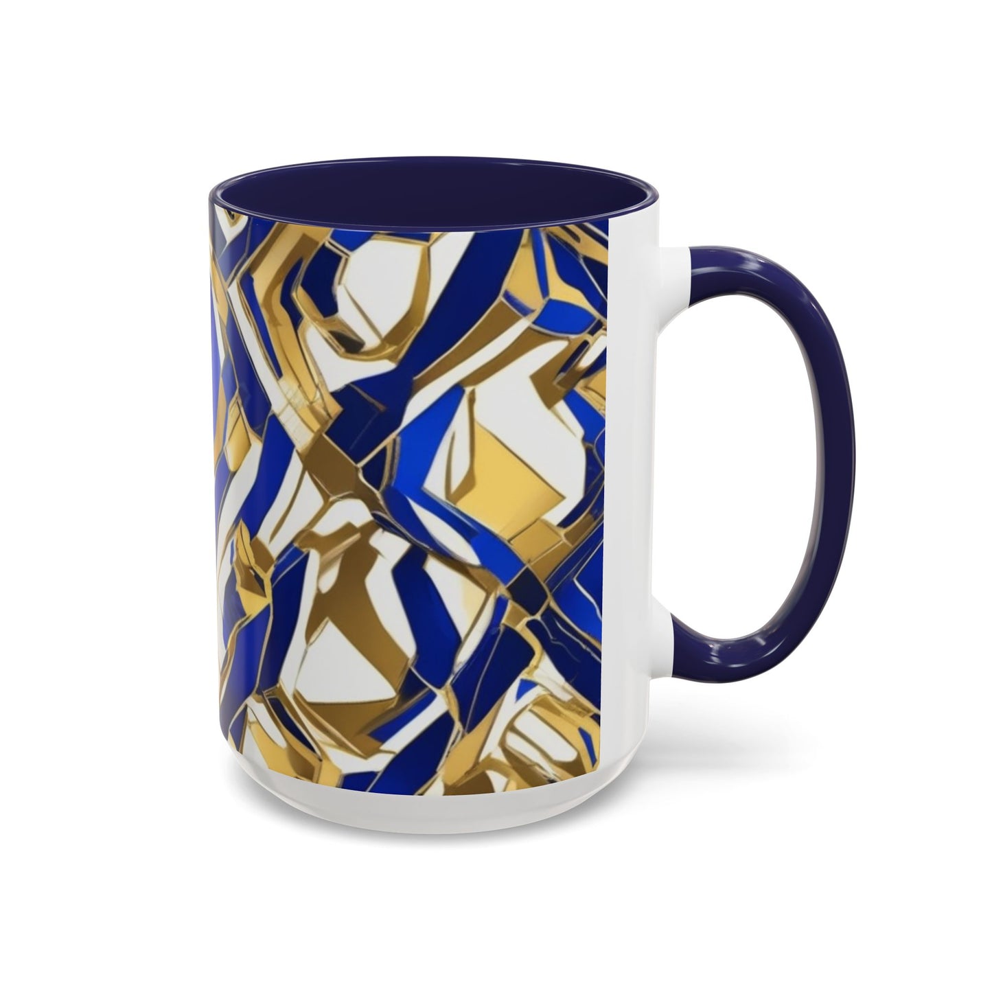 boostlete-boost-mode-pattern-hex-athletic-0611 — Accent Mug 11/15oz