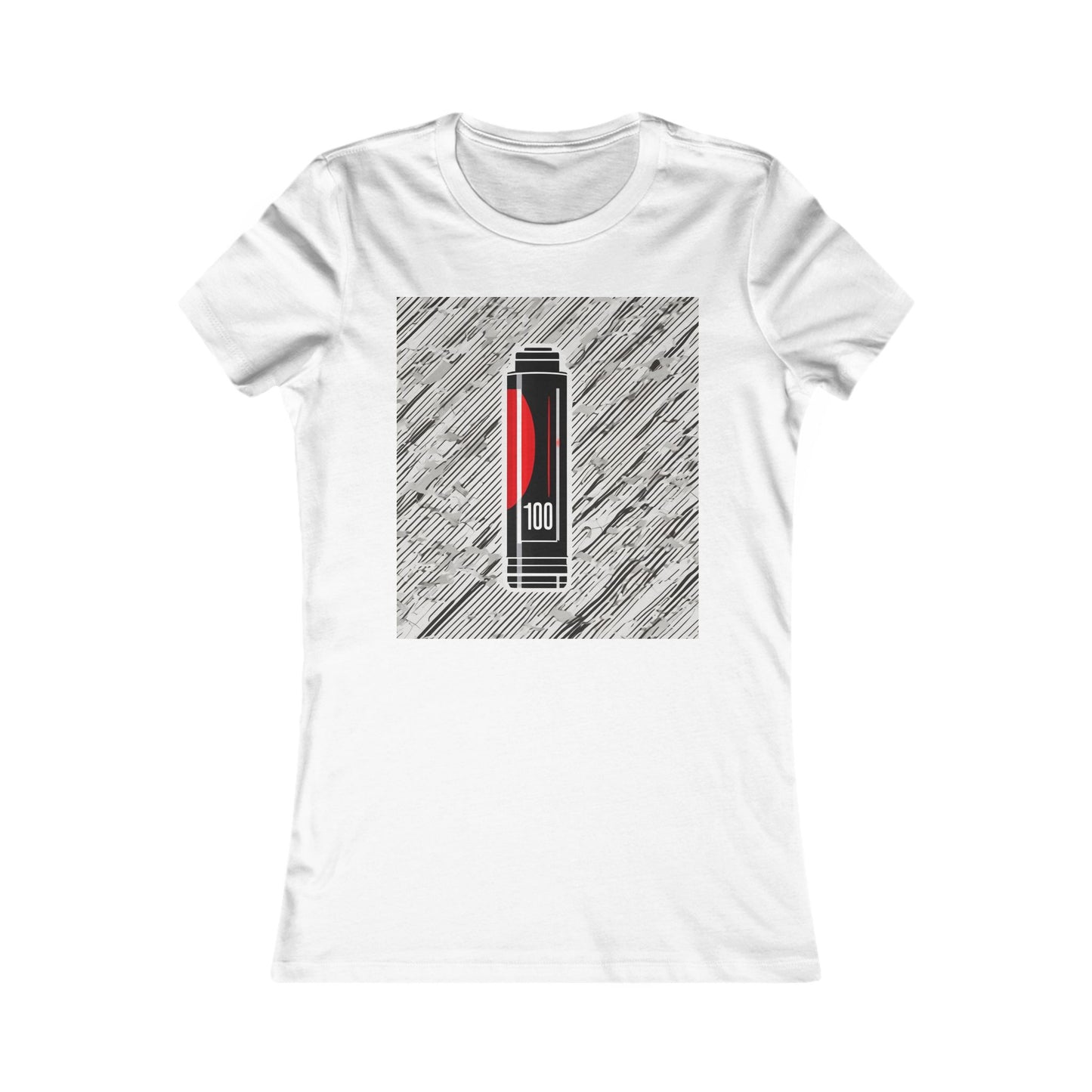 boostlete-rise-grind-icon-battery-motion-badge-0266 — Women's Favorite Tee (B+C 6004)