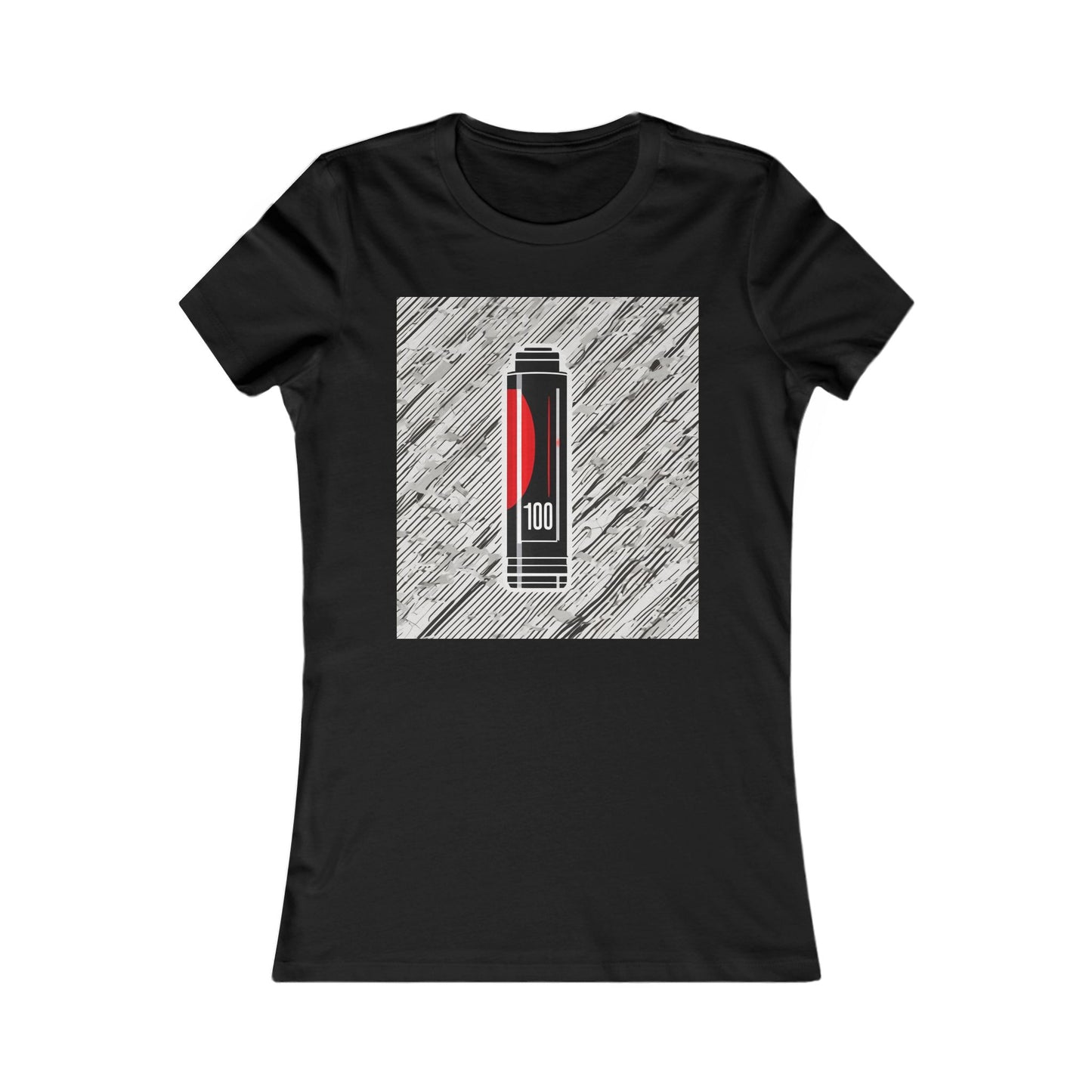 boostlete-rise-grind-icon-battery-motion-badge-0266 — Women's Favorite Tee (B+C 6004)