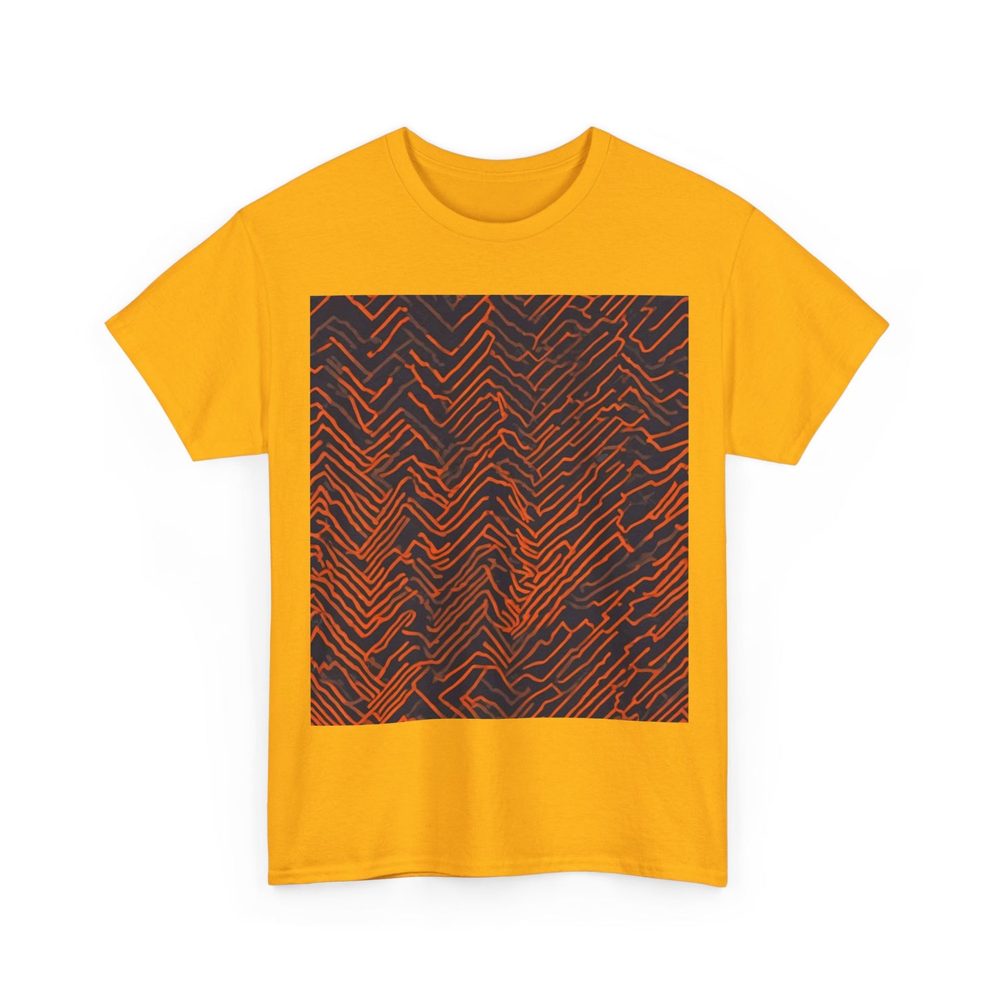 boostlete-field-day-pattern-ekg-modern-0087 — Unisex Heavy Cotton Tee (Gildan 5000)