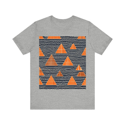 boostlete-iron-intent-pattern-stair-steps-industrial-0259 — Unisex Jersey Short Sleeve (B+C 3001)