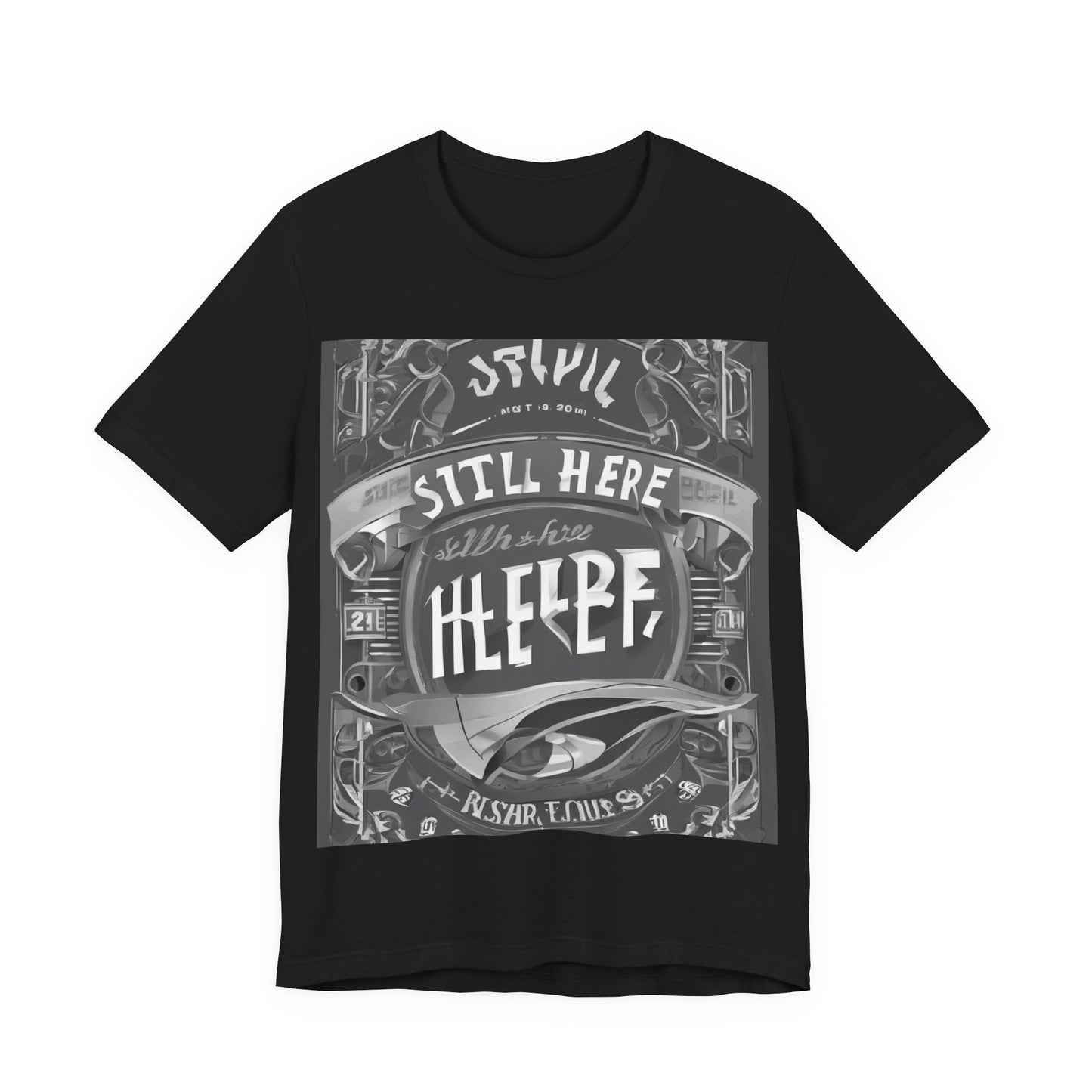 boostlete-recovery-progress-type-still-here-banner-paper-0201 — Unisex Jersey Short Sleeve (B+C 3001)