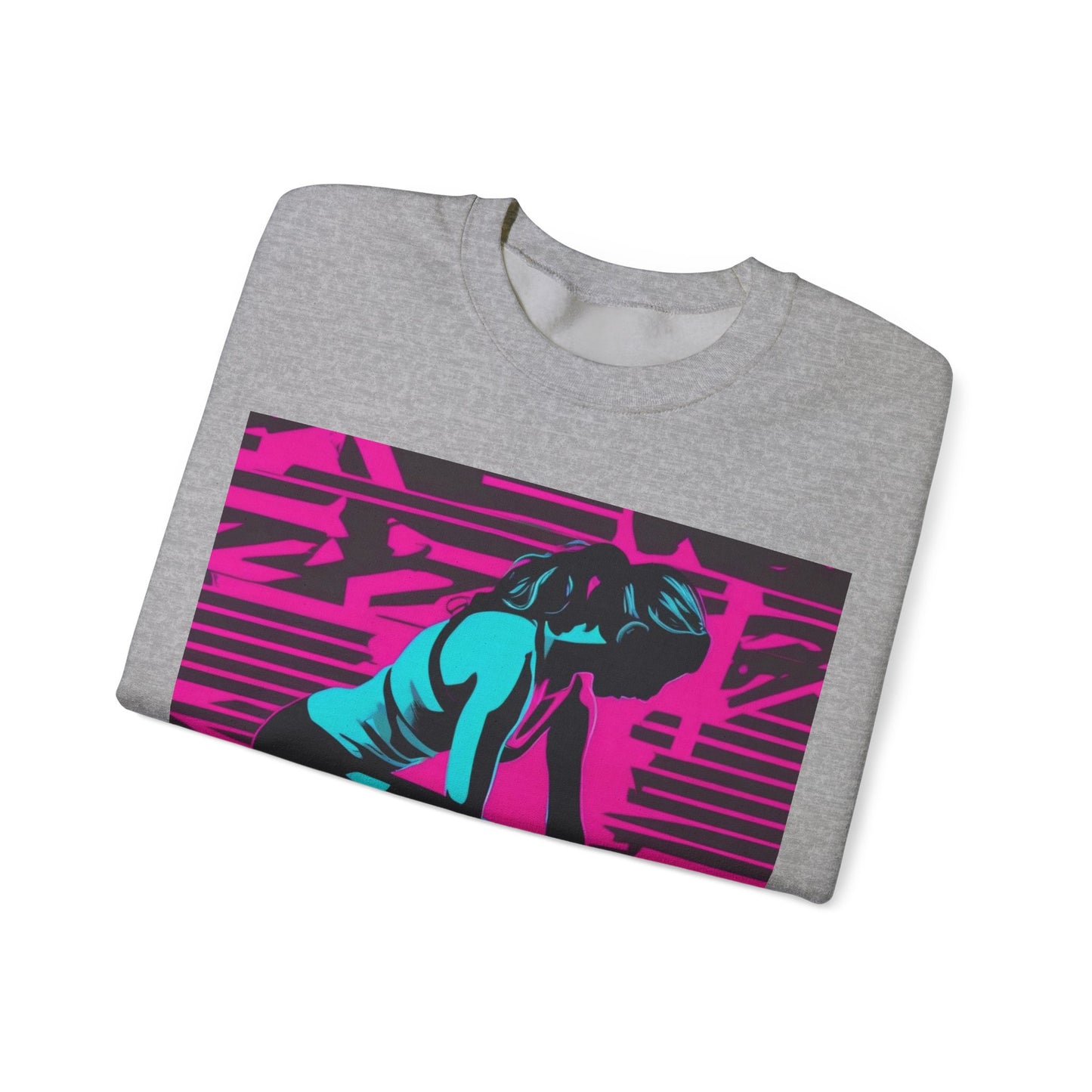 boostlete-headspace-scene-push-up-matte-modern-0260 — Unisex Heavy Blend Crewneck Sweatshirt (Gildan)