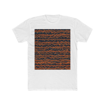 boostlete-field-day-pattern-ekg-bold-0135 — Unisex Cotton Crew Tee (NL 3600)