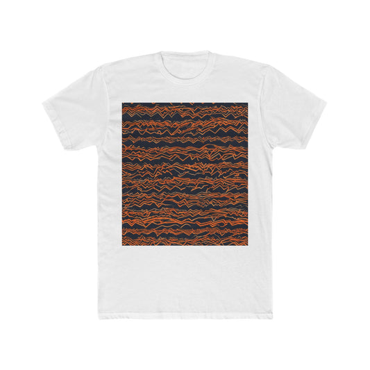 boostlete-field-day-pattern-ekg-bold-0135 — Unisex Cotton Crew Tee (NL 3600)
