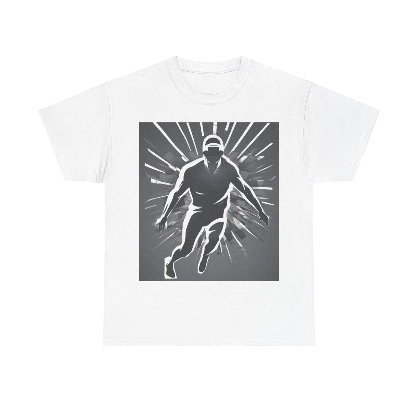 boostlete-iron-intent-scene-sprinter-soft-athletic-0108 — Unisex Heavy Cotton Tee (Gildan 5000)