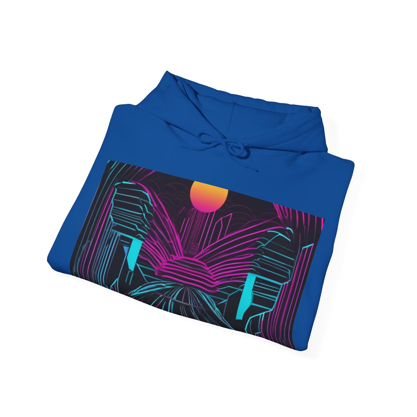 boostlete-rise-grind-icon-sunrise-motion-paper-0962 — Unisex Heavy Blend Hoodie (G18500)