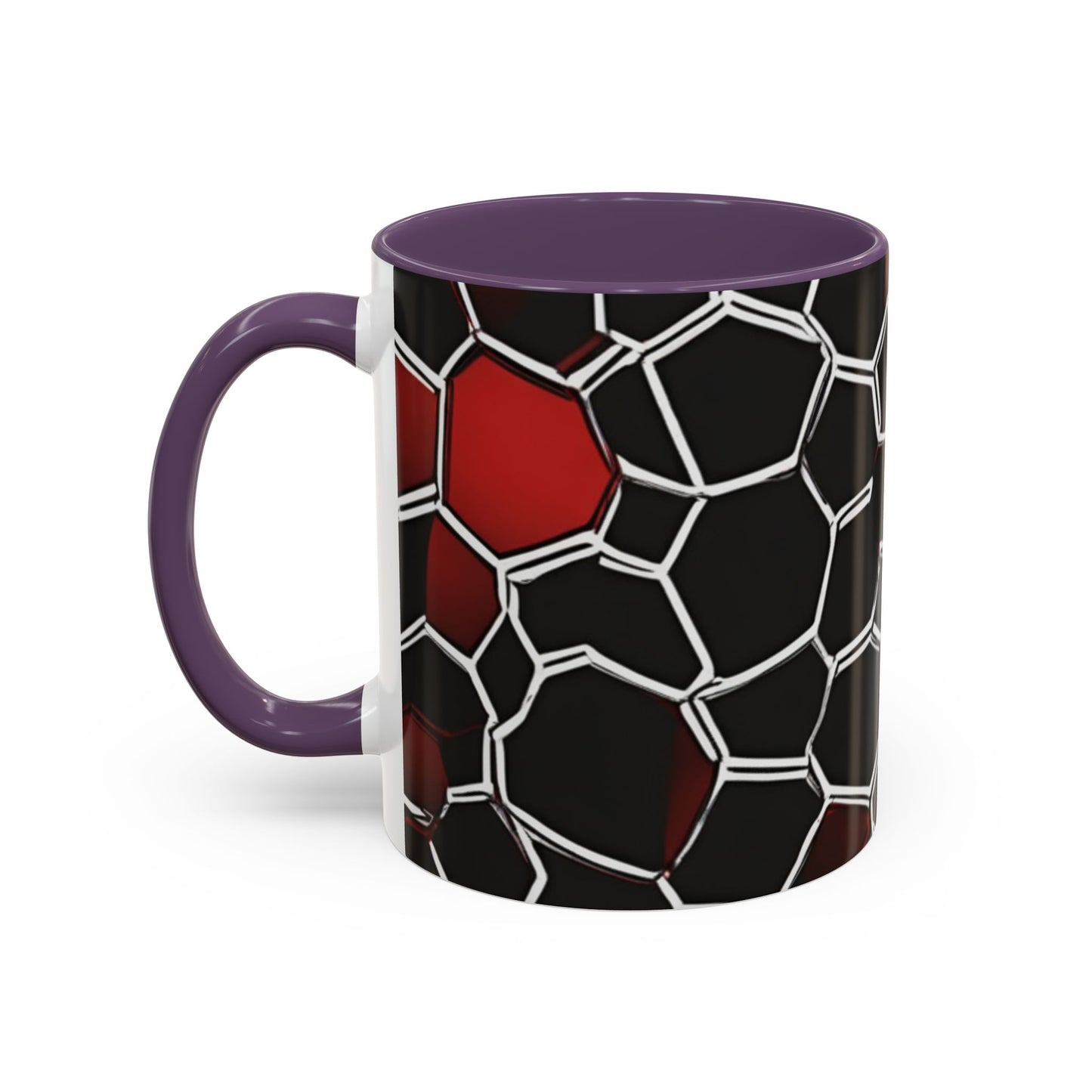 boostlete-quiet-power-pattern-hex-vector-0039 — Accent Mug 11/15oz