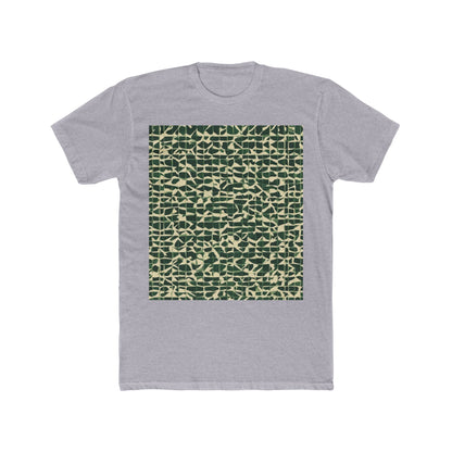 boostlete-iron-intent-pattern-plate-number-isometric-0099 — Unisex Cotton Crew Tee (NL 3600)