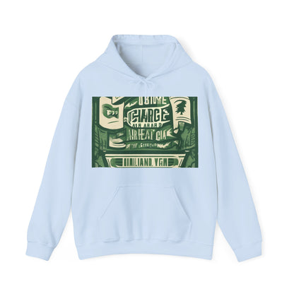 boostlete-am-crew-type-charge-ahead-banner-paper-0965 — Unisex Heavy Blend Hoodie (G18500)
