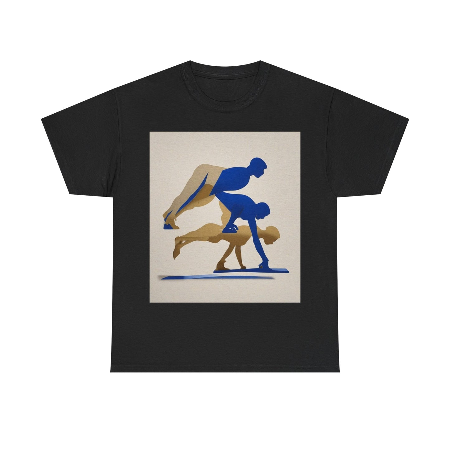 boostlete-mile-by-mile-scene-push-up-duotone-paper-0040 — Unisex Heavy Cotton Tee (Gildan 5000)