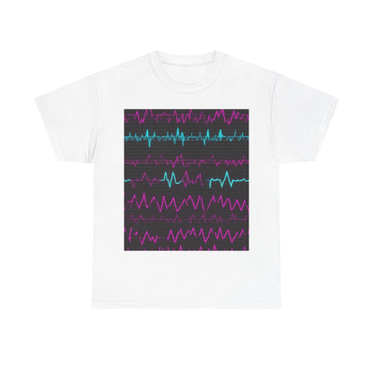 boostlete-boost-mode-pattern-ekg-modern-0111 — Unisex Heavy Cotton Tee (Gildan 5000)