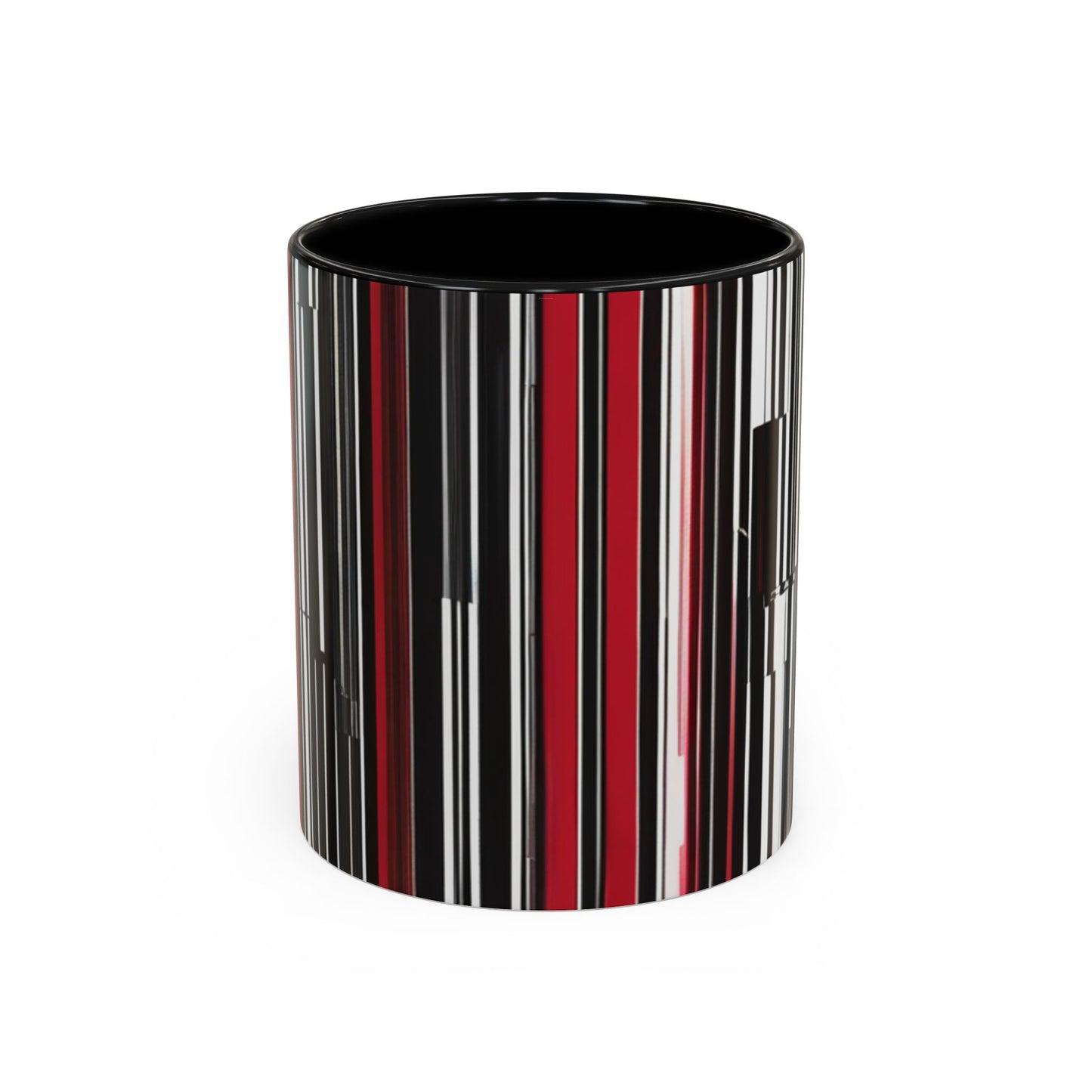 boostlete-am-crew-pattern-barcode-athletic-0911 — Accent Mug 11/15oz