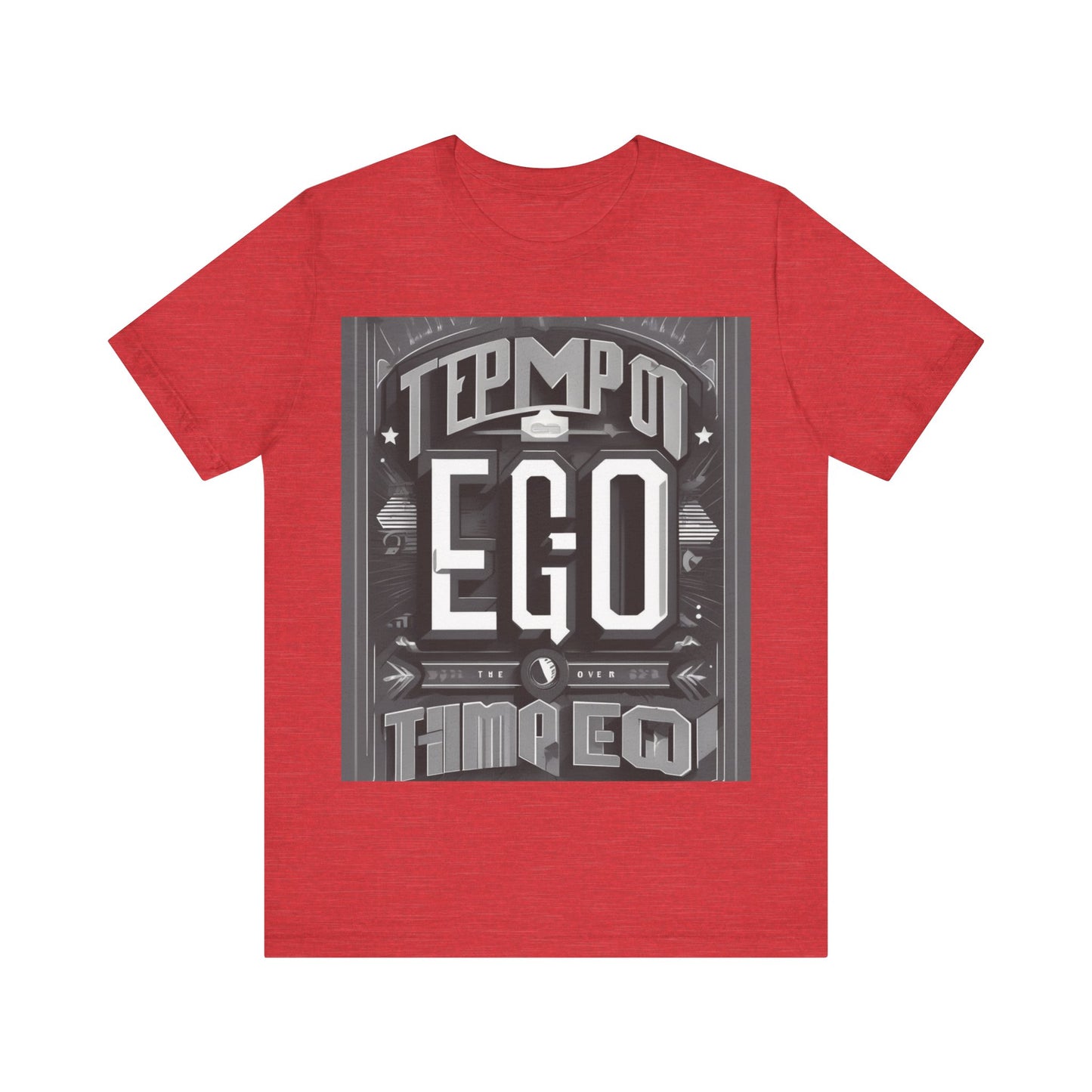 boostlete-mile-by-mile-type-tempo-over-ego-banner-modern-0093 — Unisex Jersey Short Sleeve (B+C 3001)