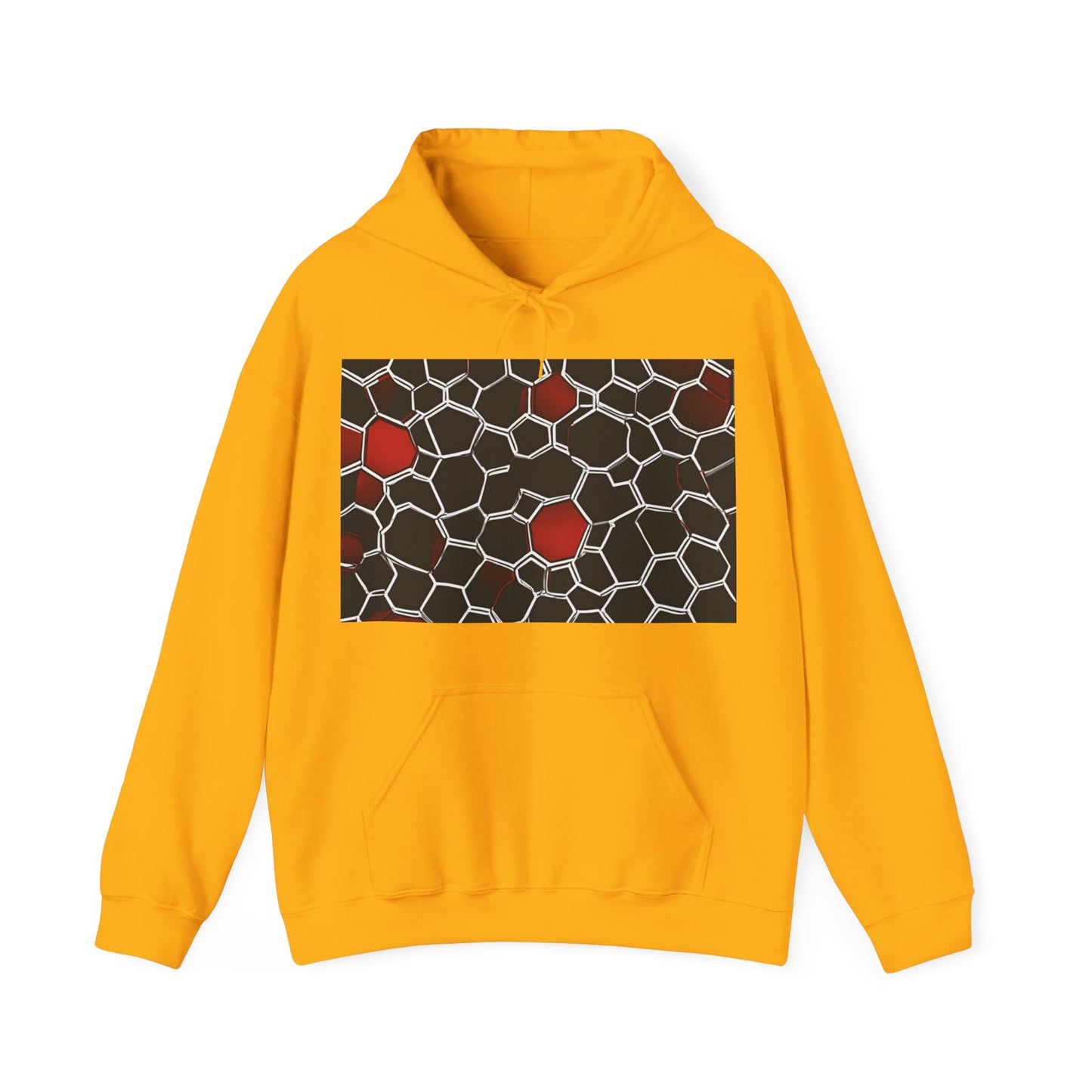 boostlete-quiet-power-pattern-hex-vector-0039 — Unisex Heavy Blend Hoodie (G18500)