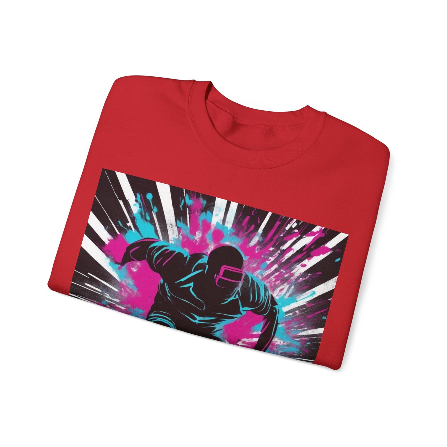 boostlete-recovery-progress-scene-sprinter-chalk-bold-0220 — Unisex Heavy Blend Crewneck Sweatshirt (Gildan)