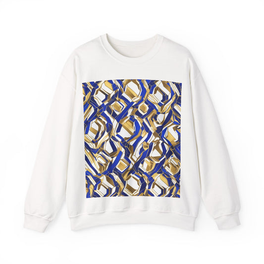 boostlete-boost-mode-pattern-hex-athletic-0611 — Unisex Heavy Blend Crewneck (G18000)