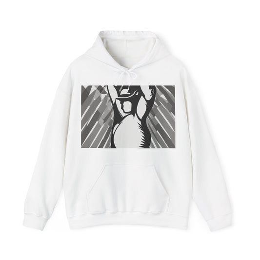 boostlete-iron-intent-scene-kettlebell-grainy-modern-0276 — Unisex Heavy Blend Hooded Sweatshirt (Gildan)