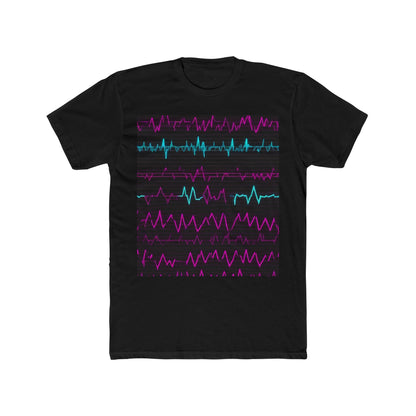 boostlete-boost-mode-pattern-ekg-modern-0111 — Unisex Cotton Crew Tee (NL 3600)