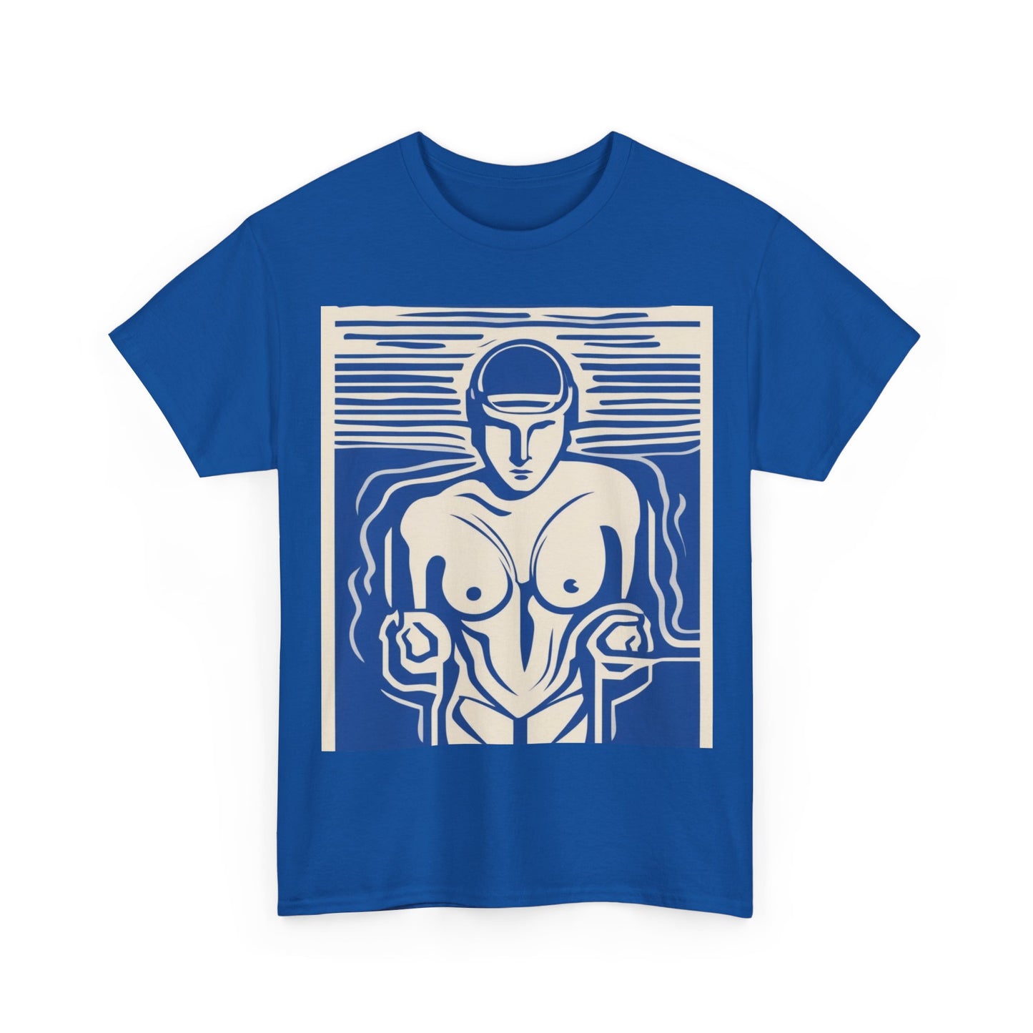 boostlete-boost-mode-icon-swimmer-motion-vector-0062 — Unisex Heavy Cotton Tee (Gildan 5000)