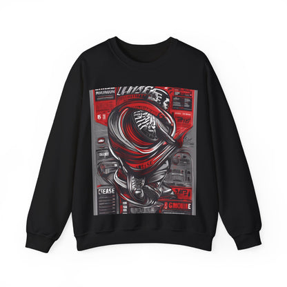 boostlete-field-day-type-chase-capacity-big-monoline-0813 — Unisex Heavy Blend Crewneck (G18000)