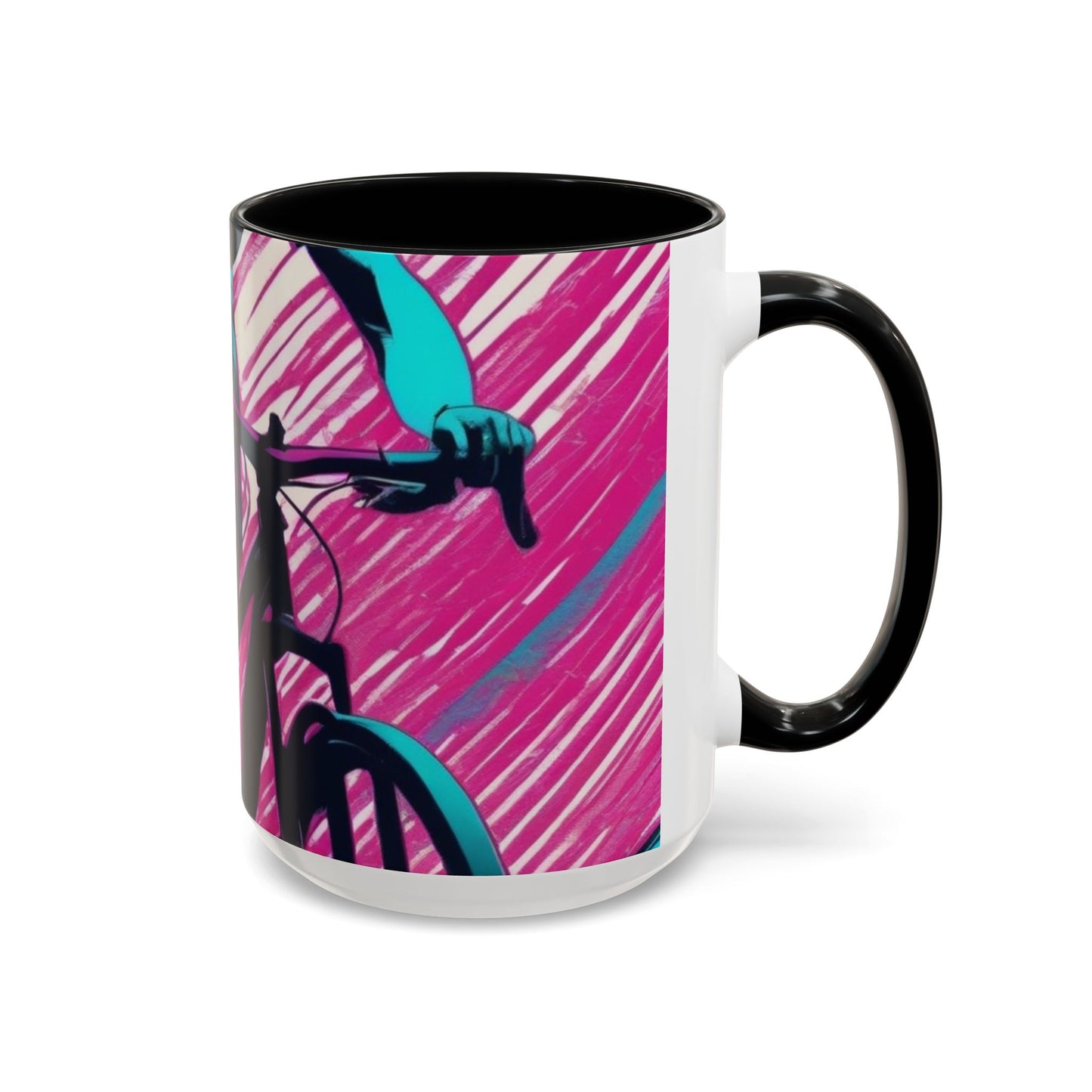 boostlete-field-day-scene-cyclist-glitch-engraved-0256 — Accent Mug 11oz/15oz