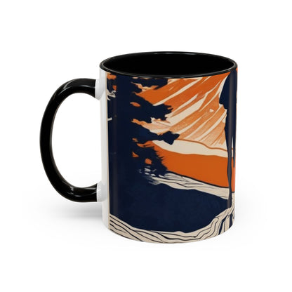 boostlete-iron-intent-scene-trail-glitch-badge-0100 — Accent Mug 11oz/15oz