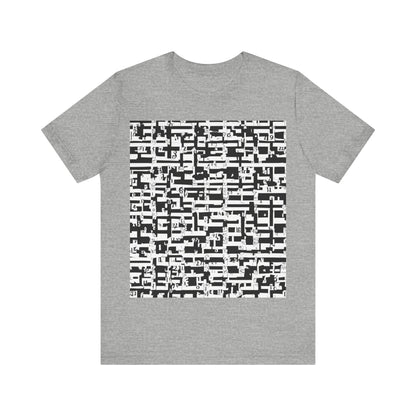 boostlete-iron-intent-pattern-plate-number-badge-0171 — Unisex Jersey Short Sleeve (B+C 3001)