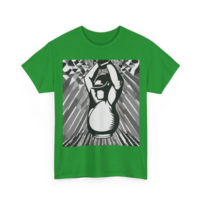 boostlete-iron-intent-scene-kettlebell-grainy-modern-0276 — Unisex Heavy Cotton Tee (Gildan 5000)