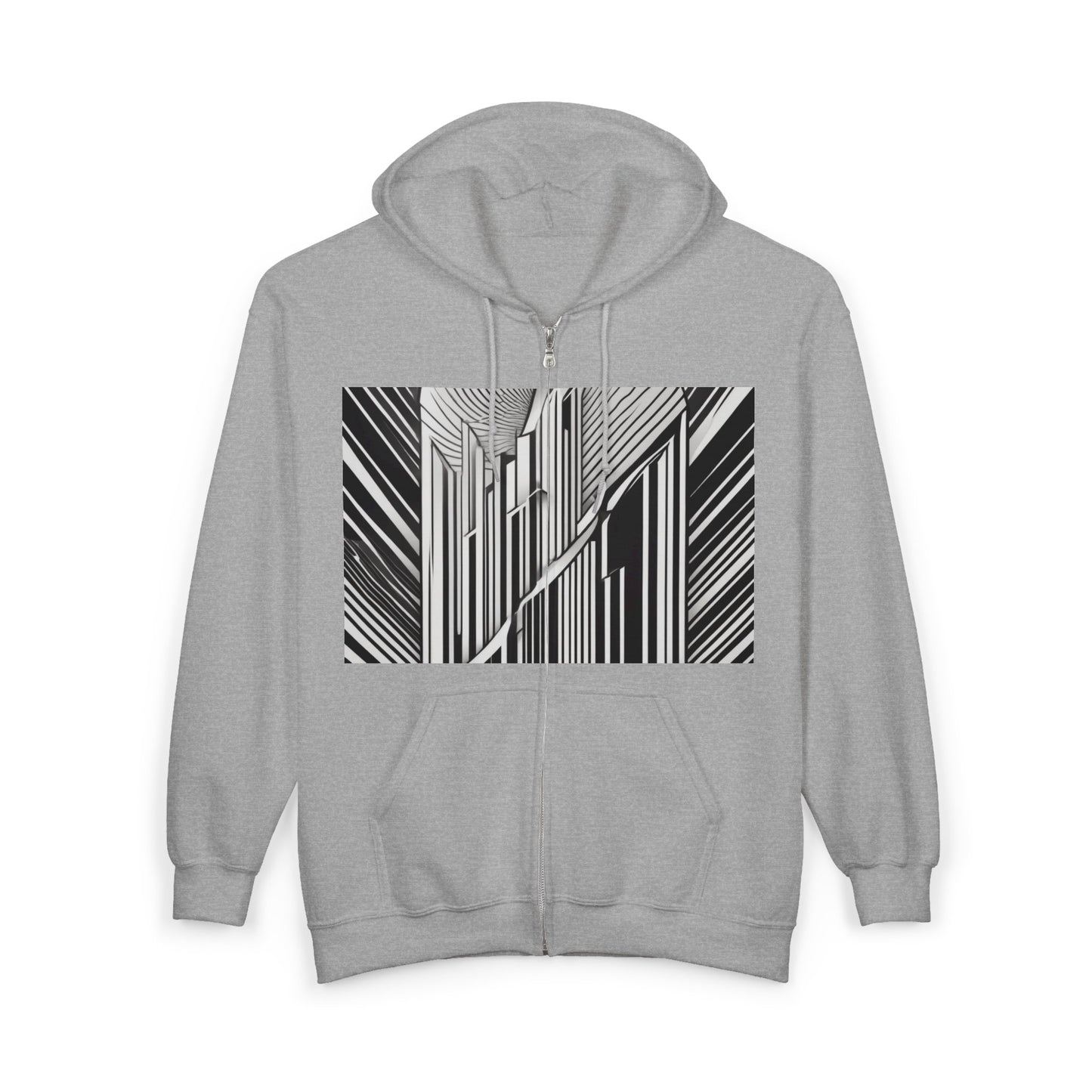 boostlete-boost-mode-icon-sunrise-soft-athletic-0046 — Unisex Heavy Blend Full-Zip Hooded Sweatshirt