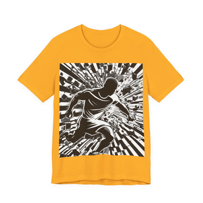 boostlete-field-day-scene-sprinter-halftone-athletic-0248 — Unisex Jersey Short Sleeve (B+C 3001)