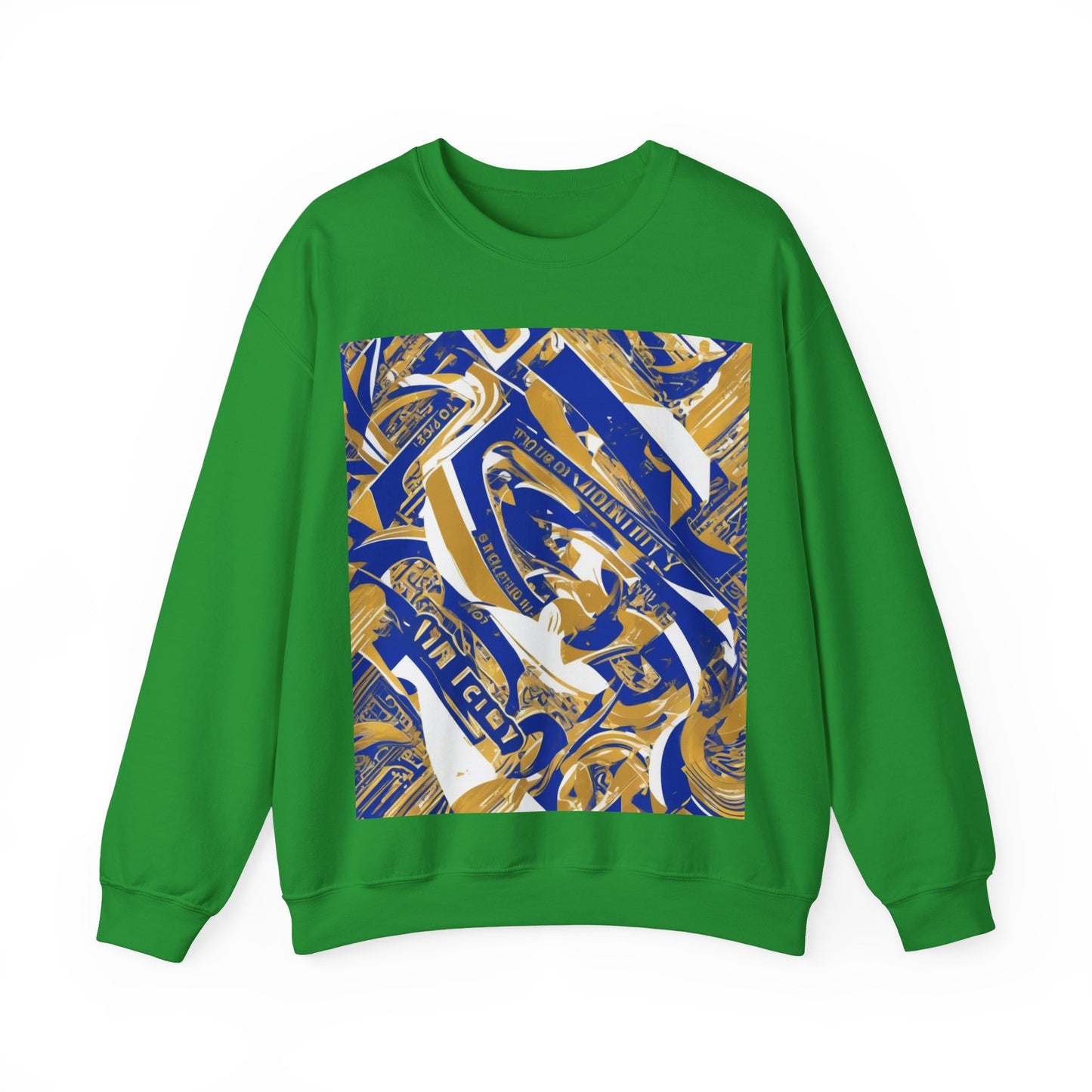 boostlete-pr-season-type-velocity-over-vanity-big-modern-0121 — Unisex Heavy Blend Crewneck Sweatshirt (Gildan)